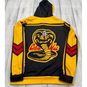 Cobra Kai Karate Kid Full Zip‎ Hoodie Sweatshirt 2XL Movie TV Show